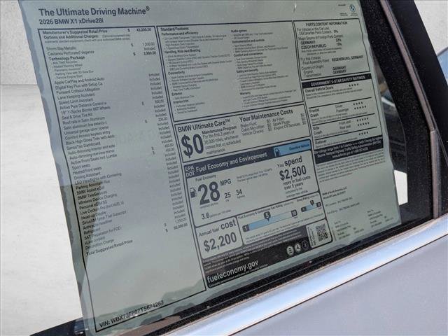 Used 2026 BMW X1 xDrive28i w/ Technology Package AWD/4WD image 19
