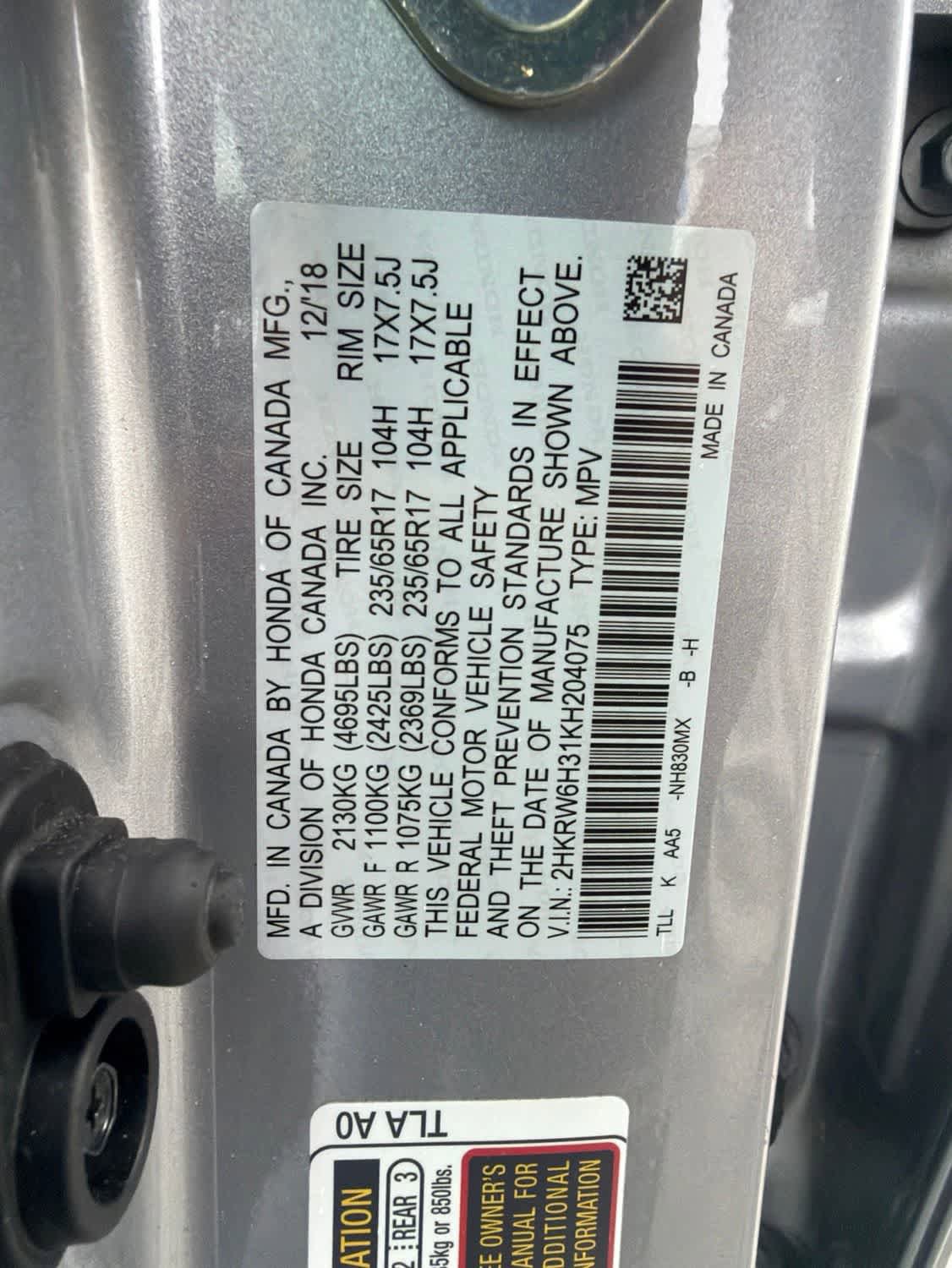Used 2019 Honda CR-V LX image 19