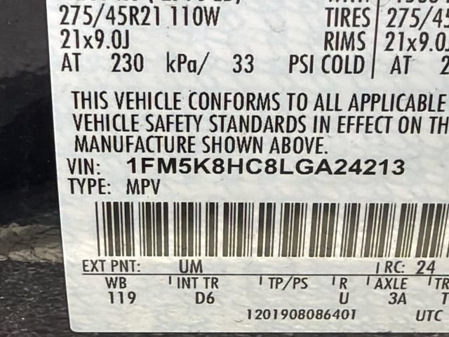 Used 2020 Ford Explorer Platinum w/ Premium Technology Package AWD/4WD image 34