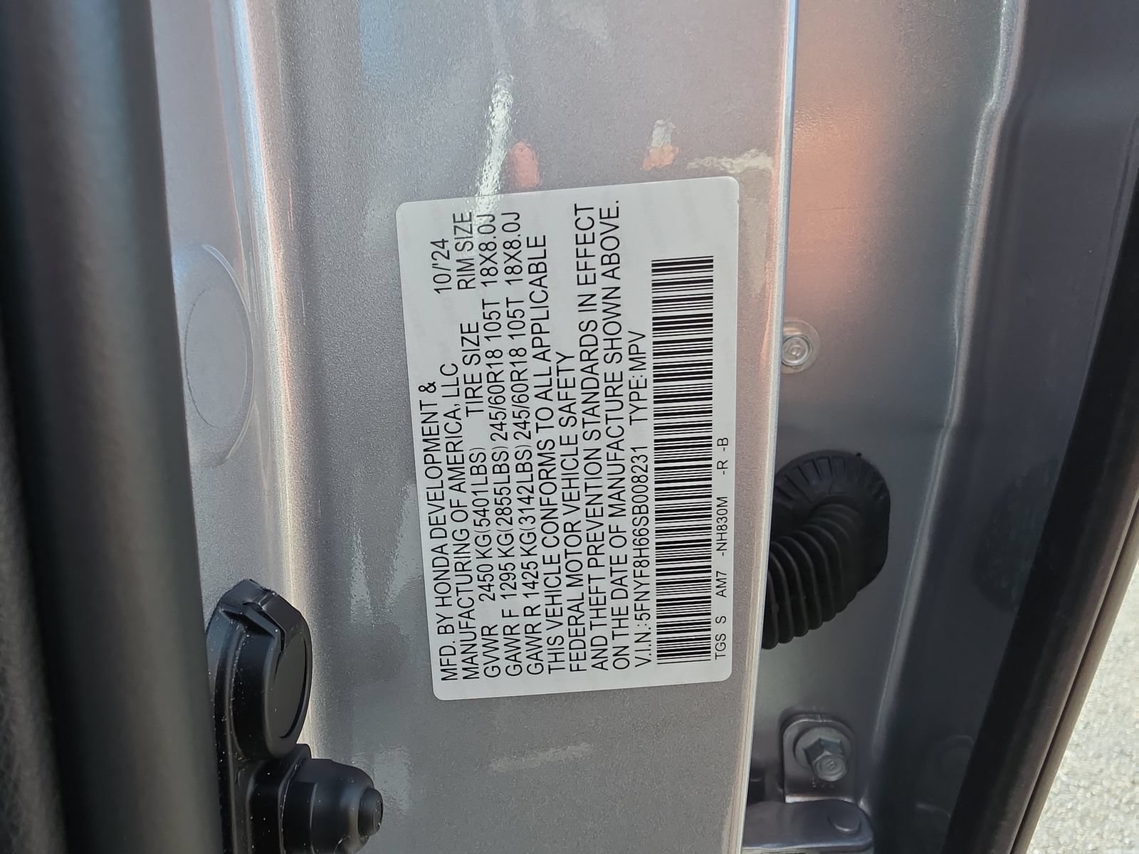 Certified 2025 Honda Passport TrailSport image 32