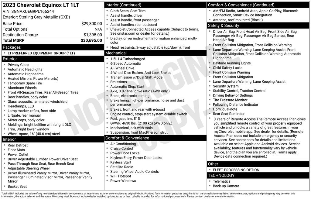 Certified 2023 Chevrolet Equinox LT AWD/4WD image 8