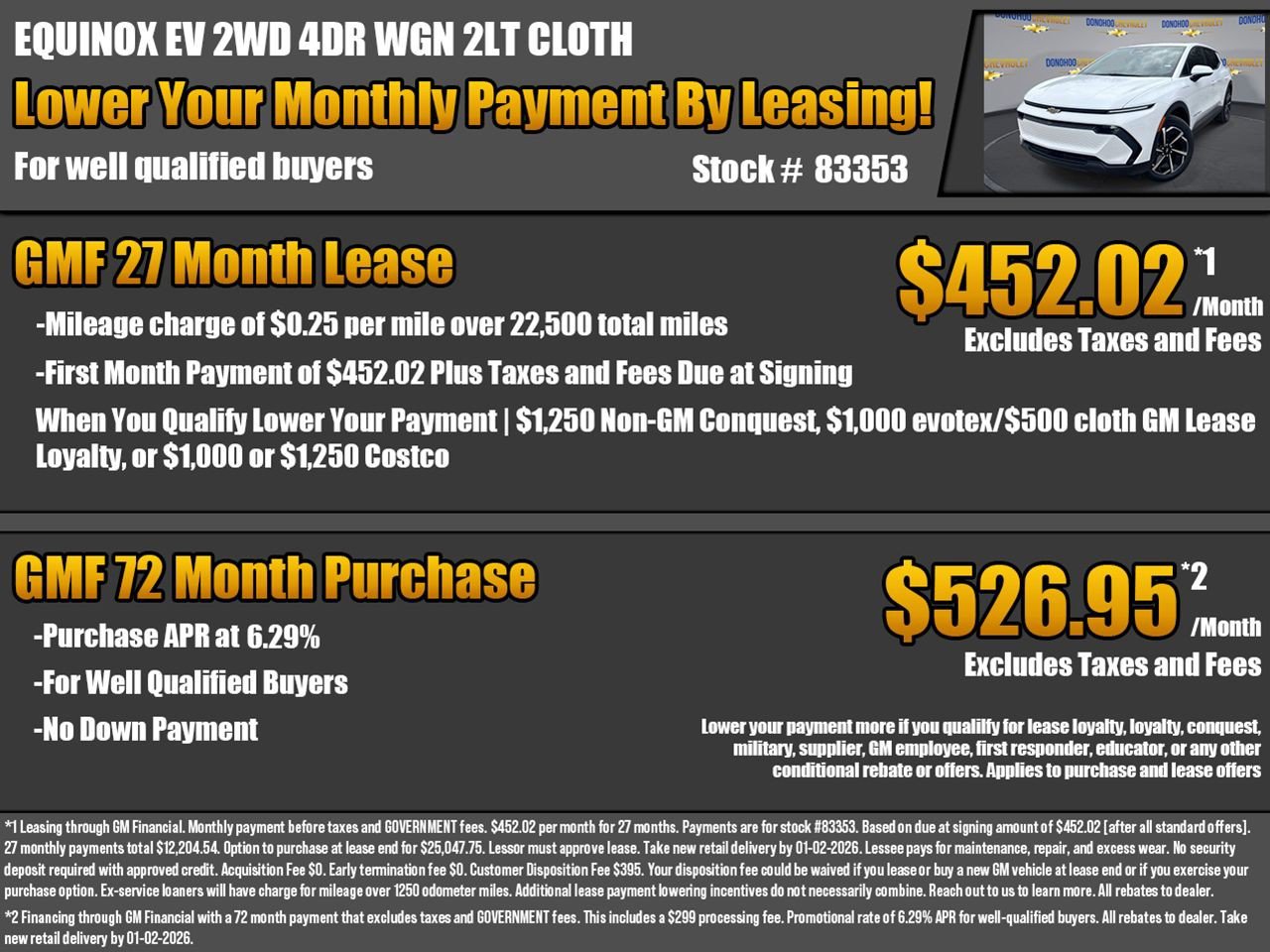 New 2026 Chevrolet Equinox EV LT image 2