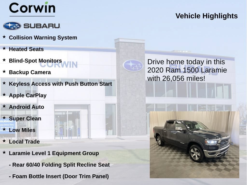 Used 2020 RAM 1500 Laramie AWD/4WD image 6