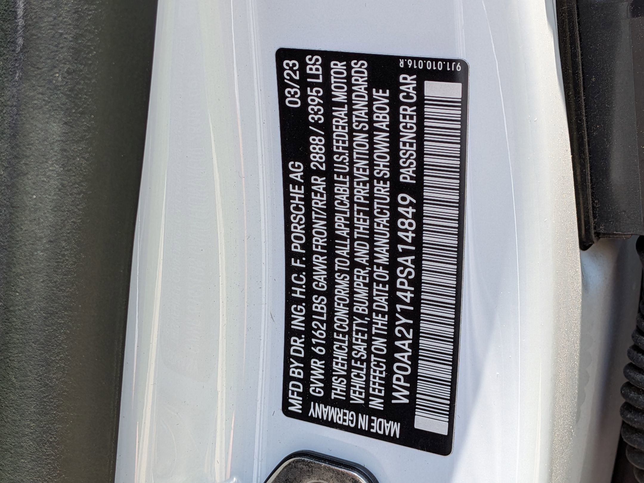 Certified 2023 Porsche Taycan RWD image 28