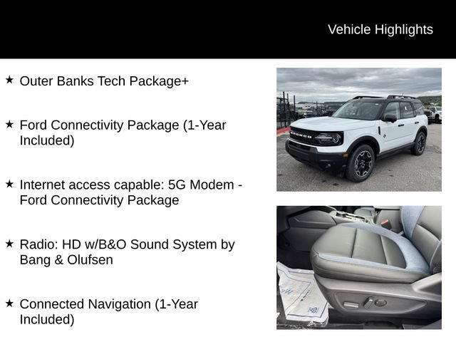 New 2026 Ford Bronco Sport Outer Banks w/ Outer Banks Tech Package+ AWD/4WD image 7