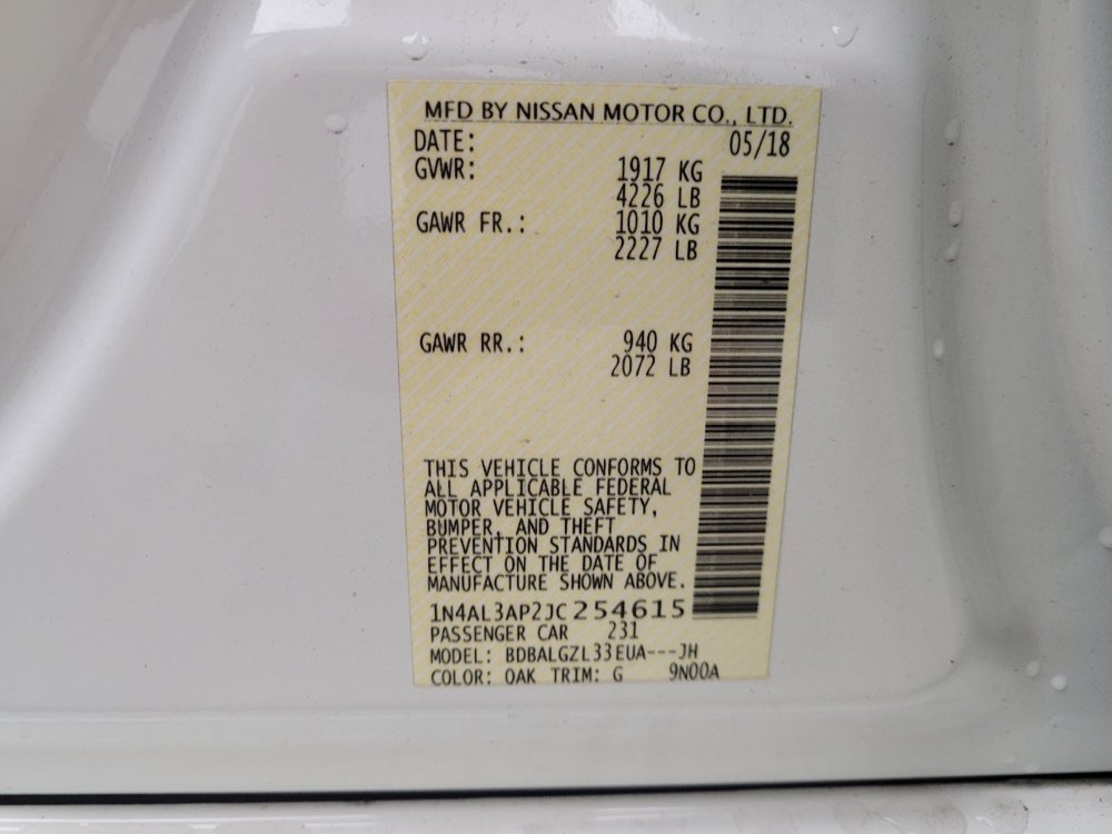 Used 2018 Nissan Altima 2.5 S w/ S Convenience Package FWD image 33