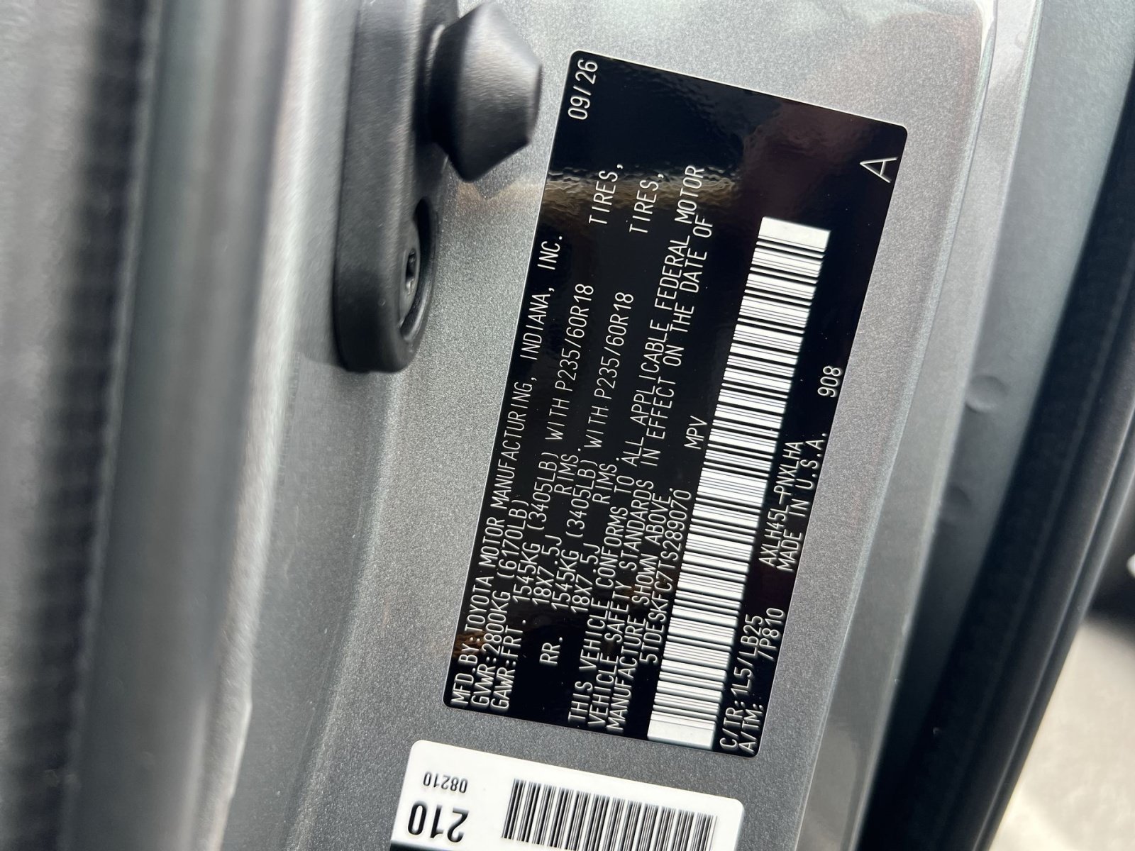 New 2026 Toyota Sienna Platinum AWD/4WD image 22