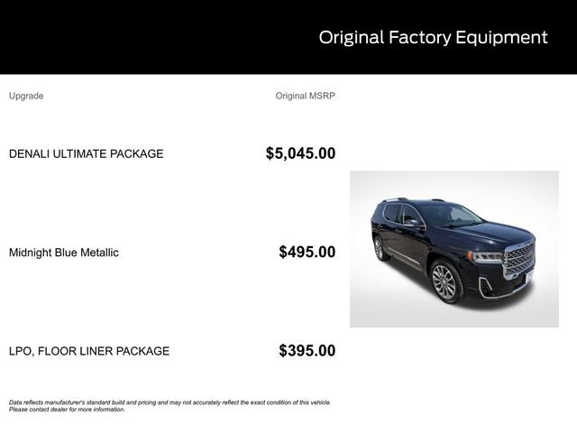 Used 2021 GMC Acadia Denali w/ Denali Ultimate Package AWD/4WD image 11