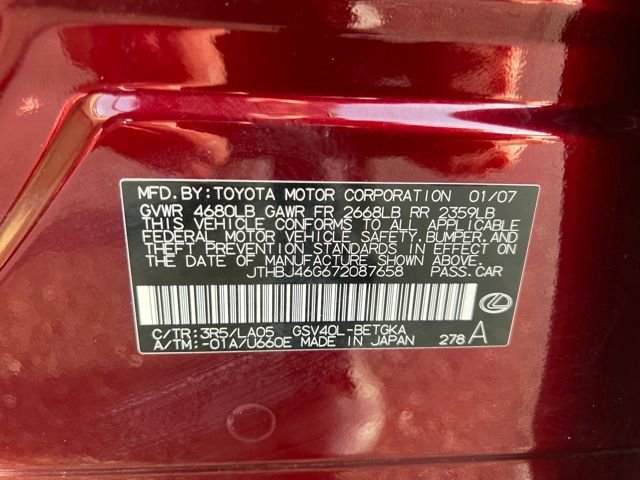 Used 2007 Lexus ES 350 image 18