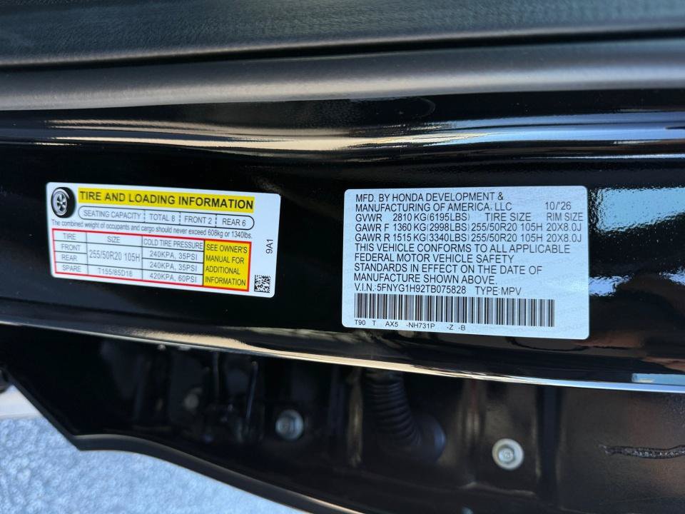 New 2026 Honda Pilot Black Edition image 35