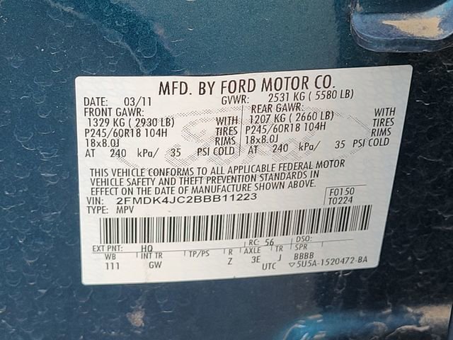 Used 2011 Ford Edge SEL w/ 202A Rapid Spec Order Code AWD/4WD image 17