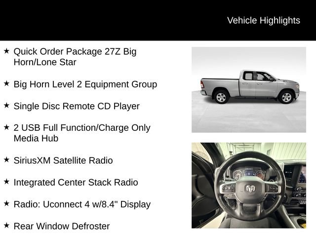 Used 2019 RAM 1500 Big Horn AWD/4WD image 16