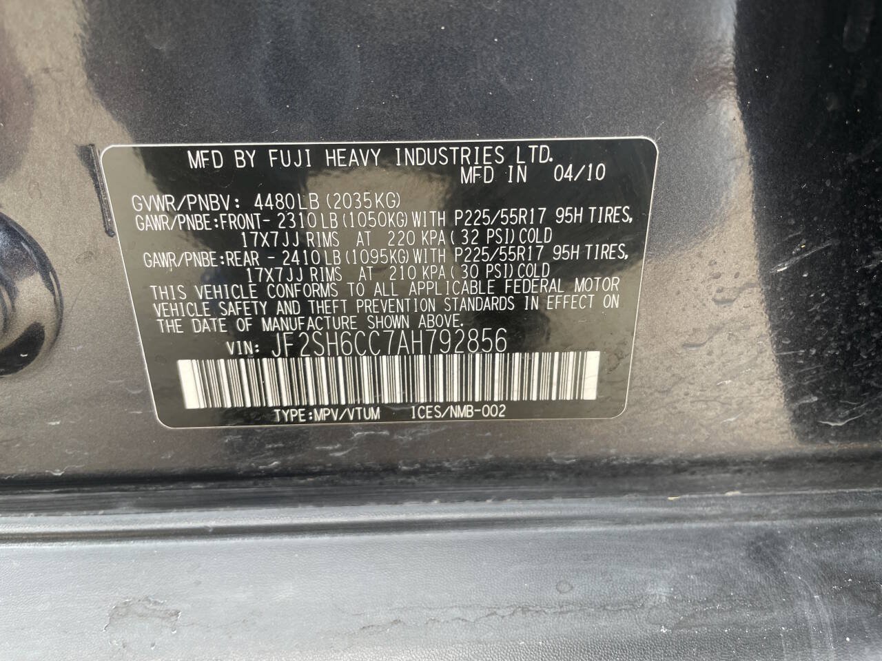Used 2010 Subaru Forester 2.5X Premium w/ Popular Equipment Group 1A AWD/4WD image 39