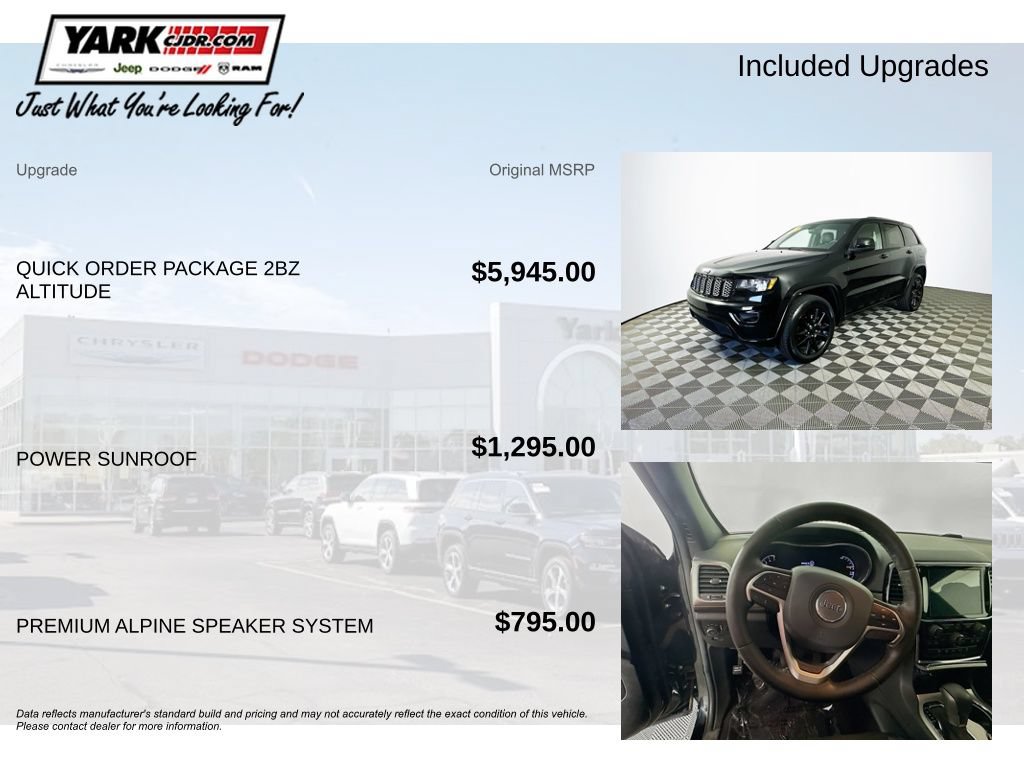 Certified 2019 Jeep Grand Cherokee Altitude AWD/4WD image 6