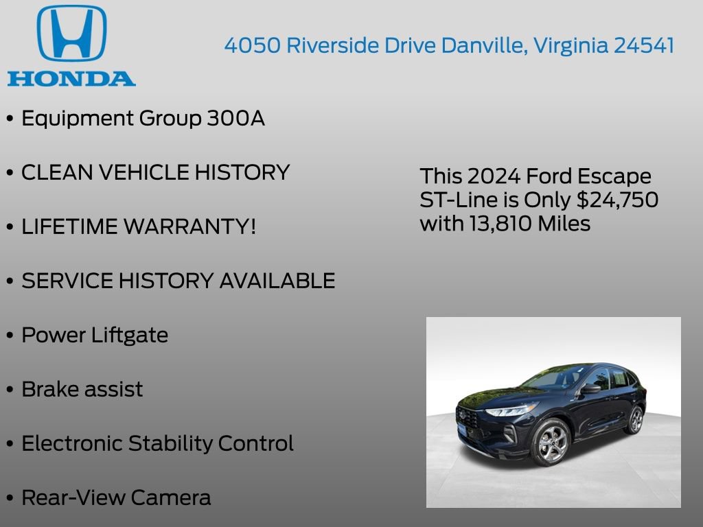Used 2024 Ford Escape ST-Line w/ Tech Pack #1 FWD image 7