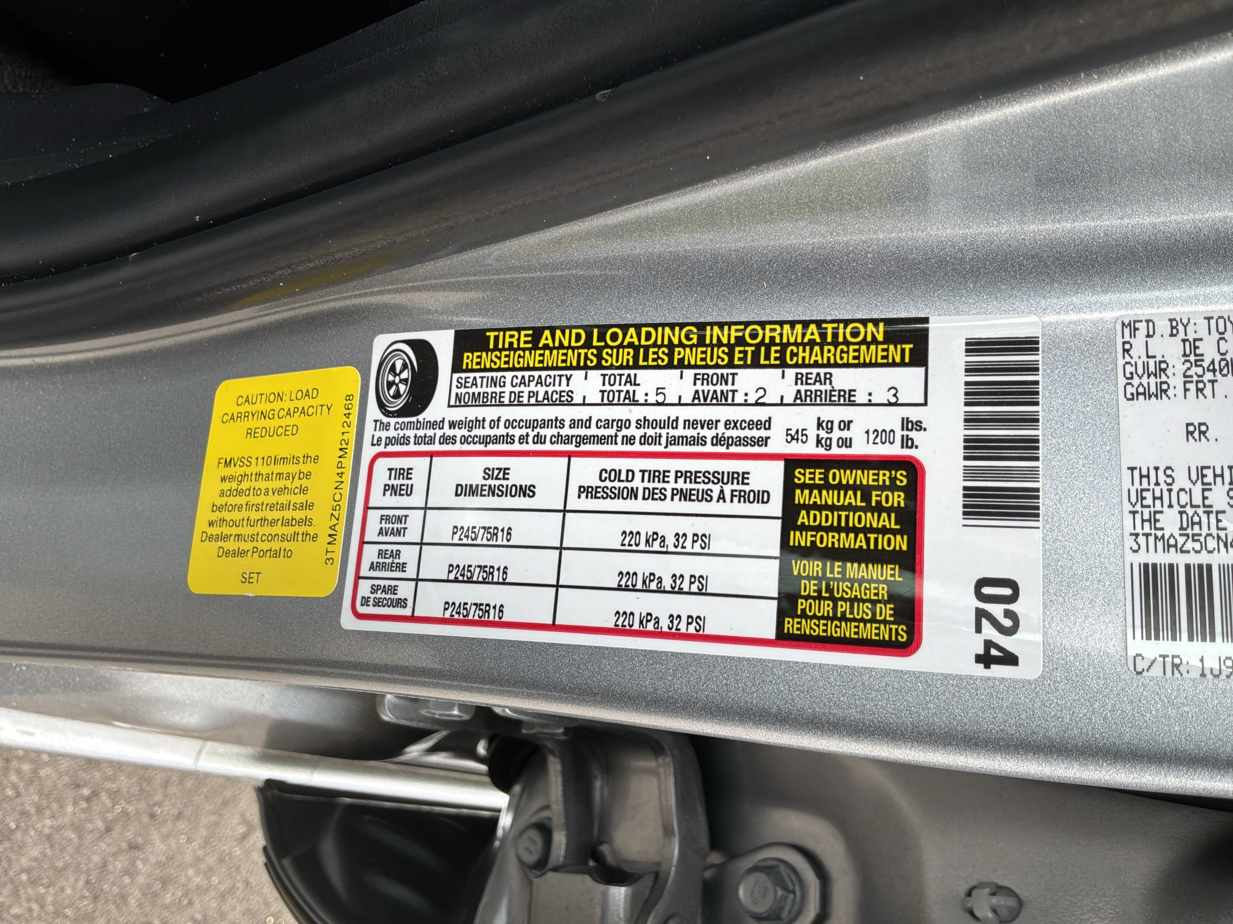 Used 2023 Toyota Tacoma SR5 RWD image 34