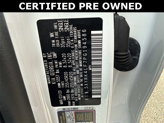 Certified 2023 Kia Sorento SX image 30