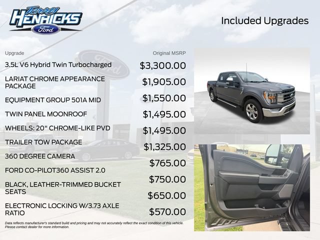 Used 2022 Ford F150 Lariat AWD/4WD image 7