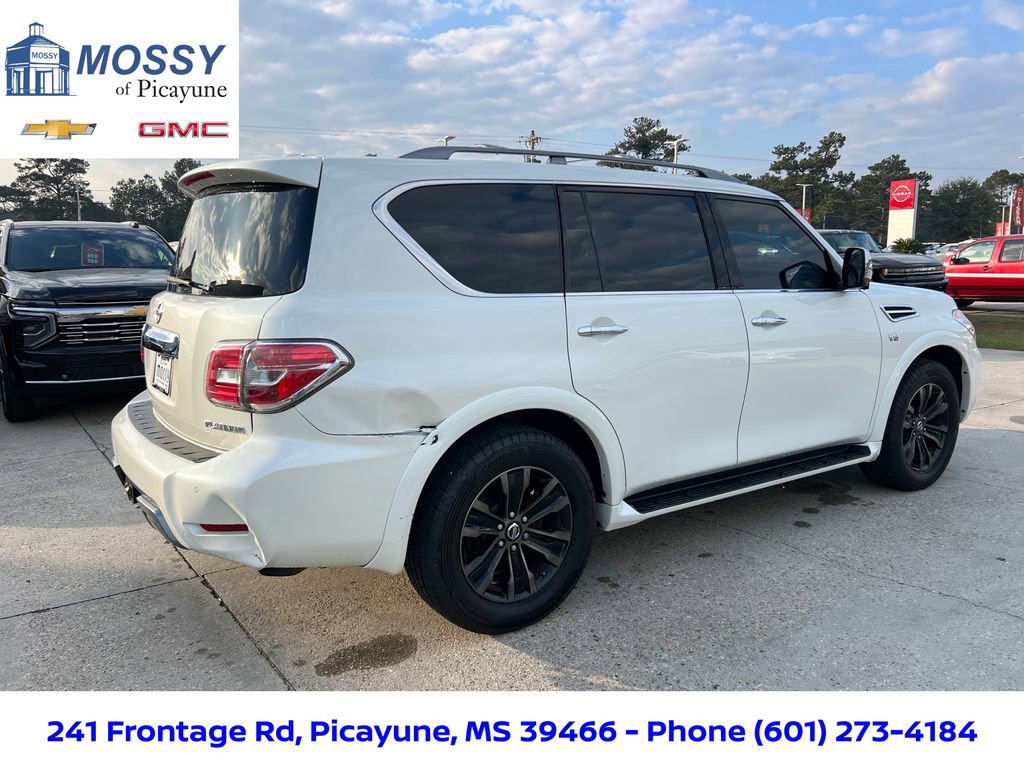 Certified 2019 Nissan Armada Platinum w/ Captain's Chairs Package image 6