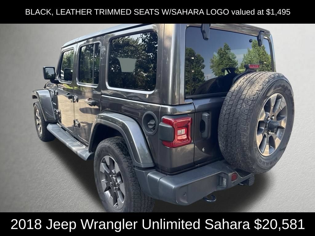 Used 2018 Jeep Wrangler Unlimited Sahara AWD/4WD image 5