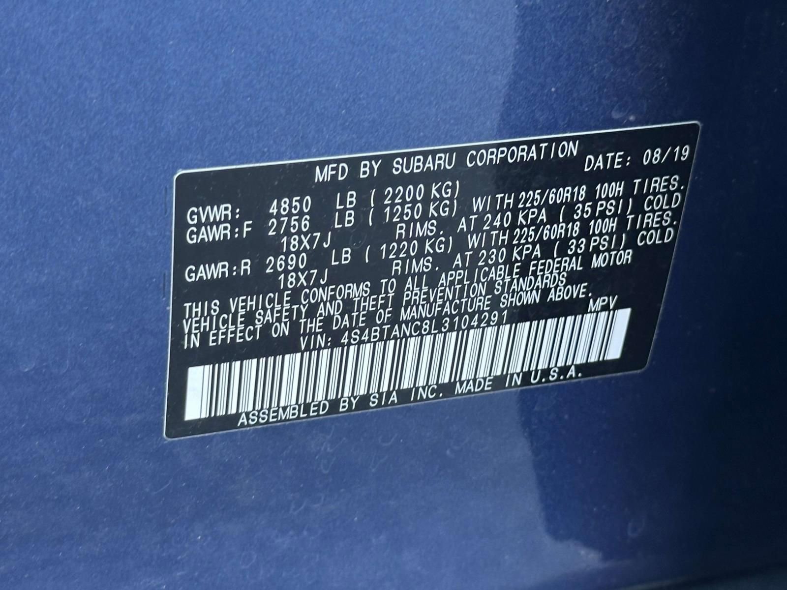 Used 2020 Subaru Outback Limited AWD/4WD image 10