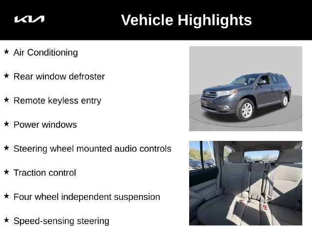 Used 2013 Toyota Highlander Plus w/ Protection Pkg AWD/4WD image 10
