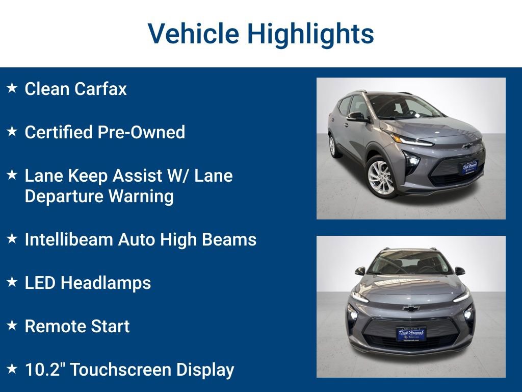 Certified 2022 Chevrolet Bolt EUV LT image 3