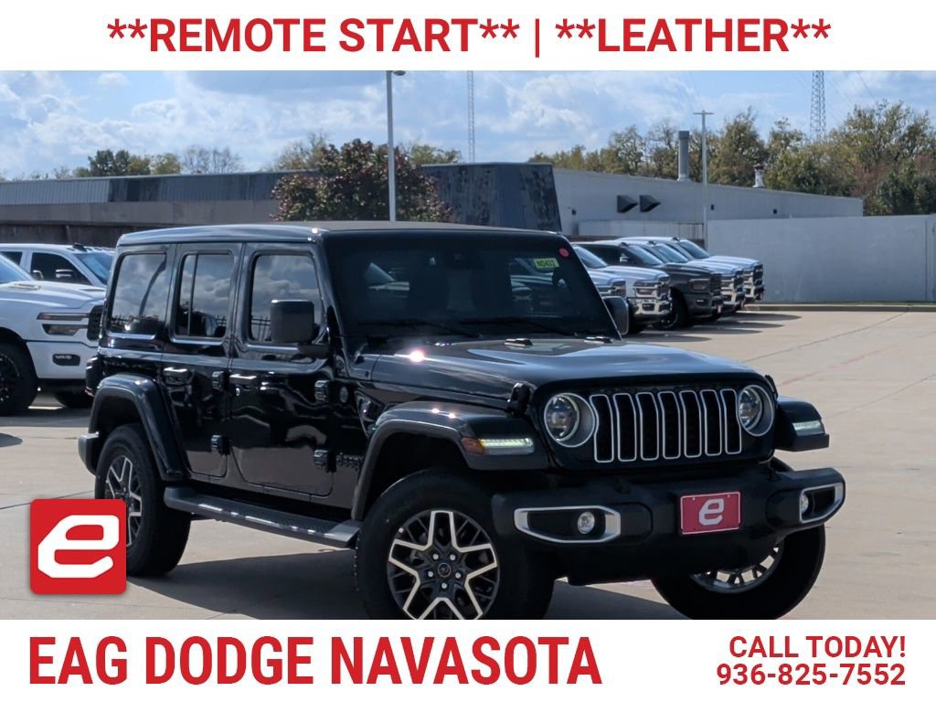 New 2025 Jeep Wrangler Unlimited Sahara w/ Safety Group AWD/4WD 360° Tour