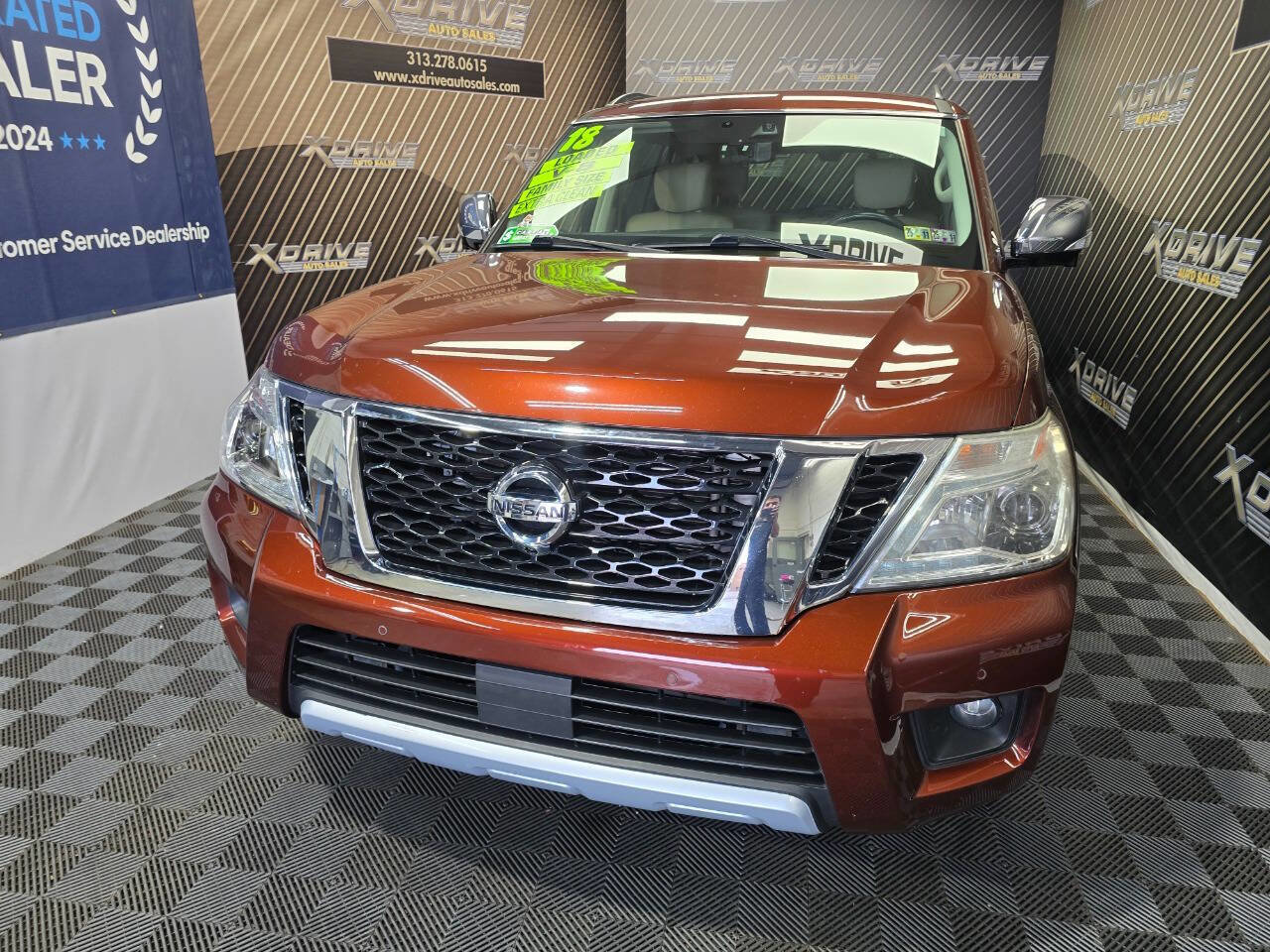 Used 2018 Nissan Armada Platinum w/ Captain Seat Package image 3