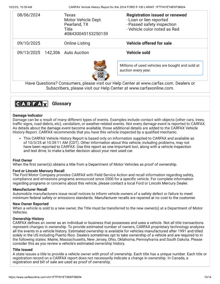 Used 2014 Ford F150 Lariat w/ Equipment Group 502A Luxury image 94