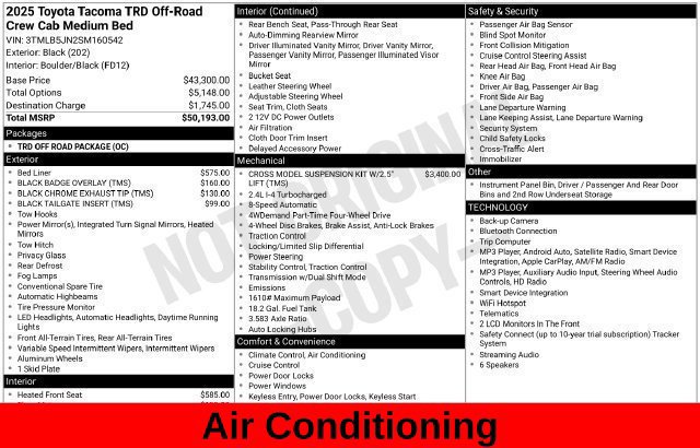 Used 2025 Toyota Tacoma TRD Off-Road AWD/4WD image 17