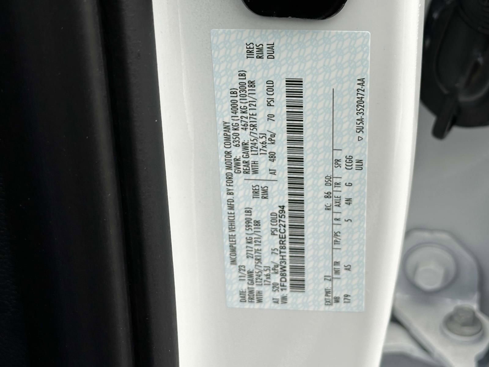 New 2024 Ford F350 XL w/ Snow Plow Prep Package image 24