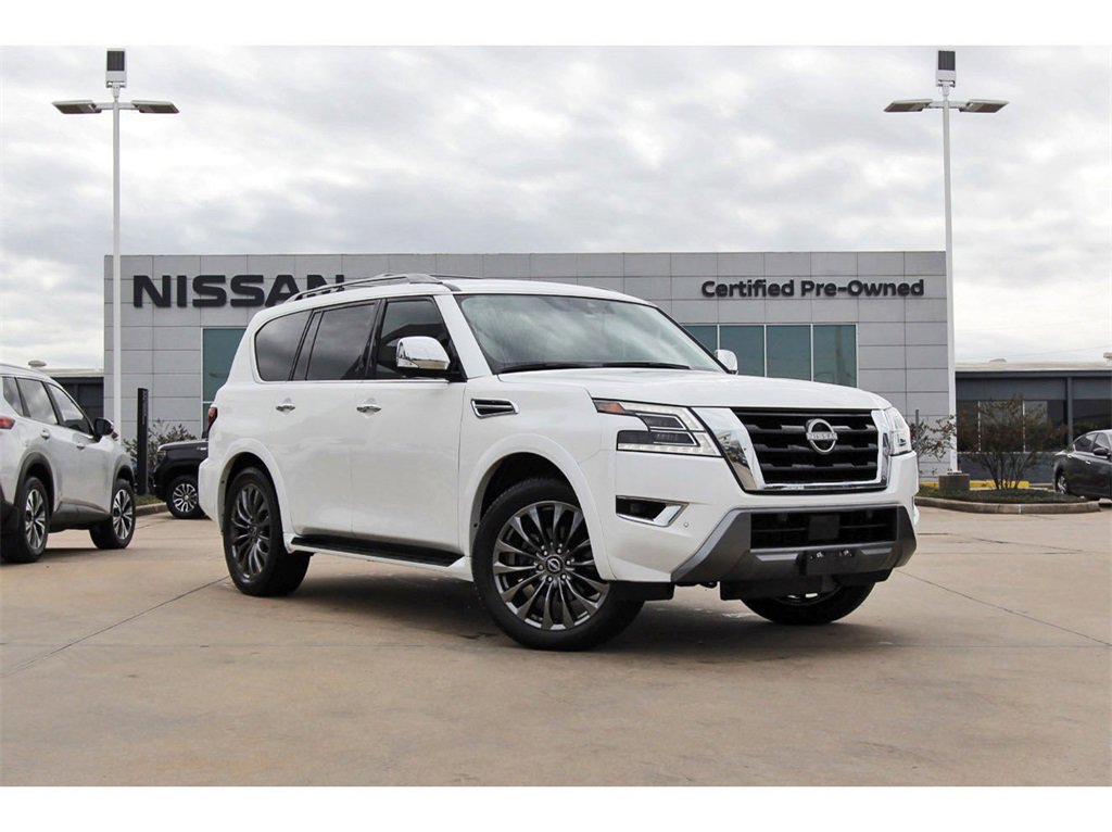 Used 2023 Nissan Armada Platinum w/ Captain's Chairs Package