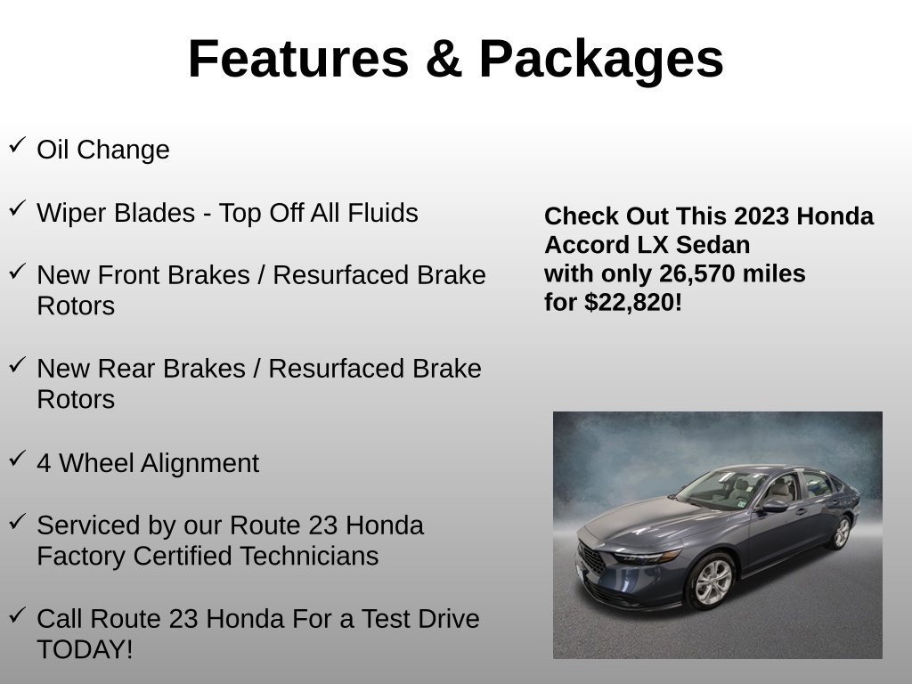 Certified 2023 Honda Accord LX image 4