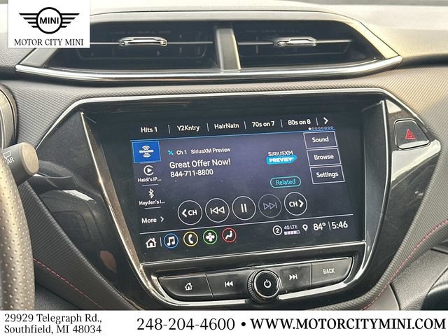 Used 2021 Chevrolet TrailBlazer RS w/ Sun and Liftgate Package AWD/4WD image 32