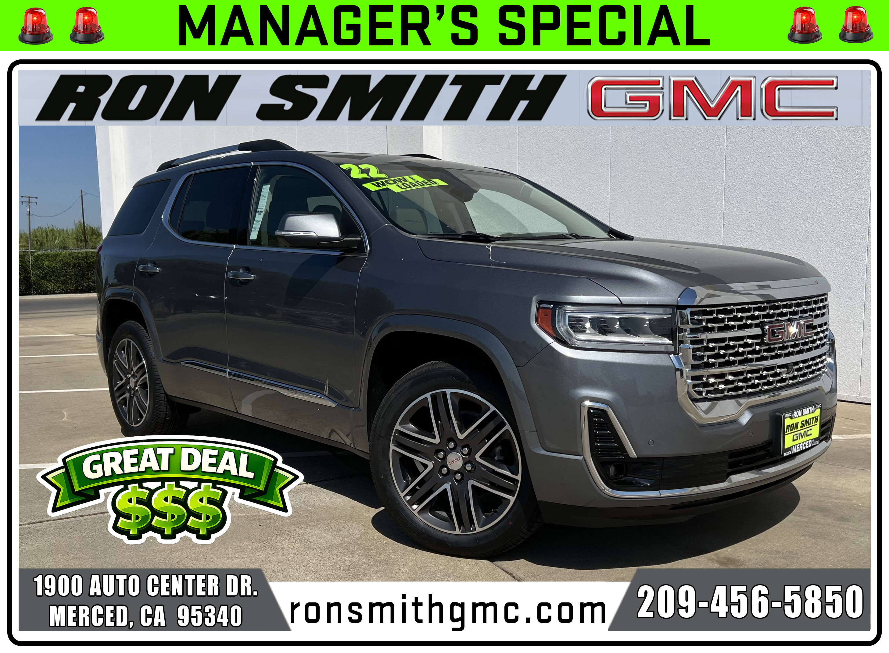 Used 2022 GMC Acadia Denali w/ Denali Ultimate Package