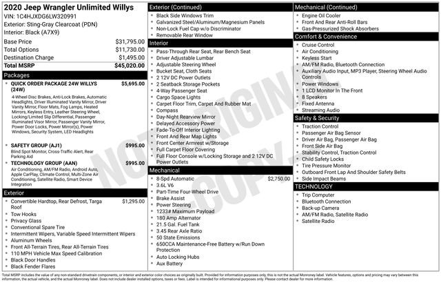 Used 2020 Jeep Wrangler Unlimited Sport image 6