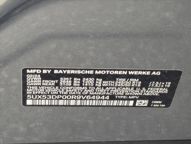 Used 2024 BMW X3 xDrive30i w/ Convenience Package AWD/4WD image 22