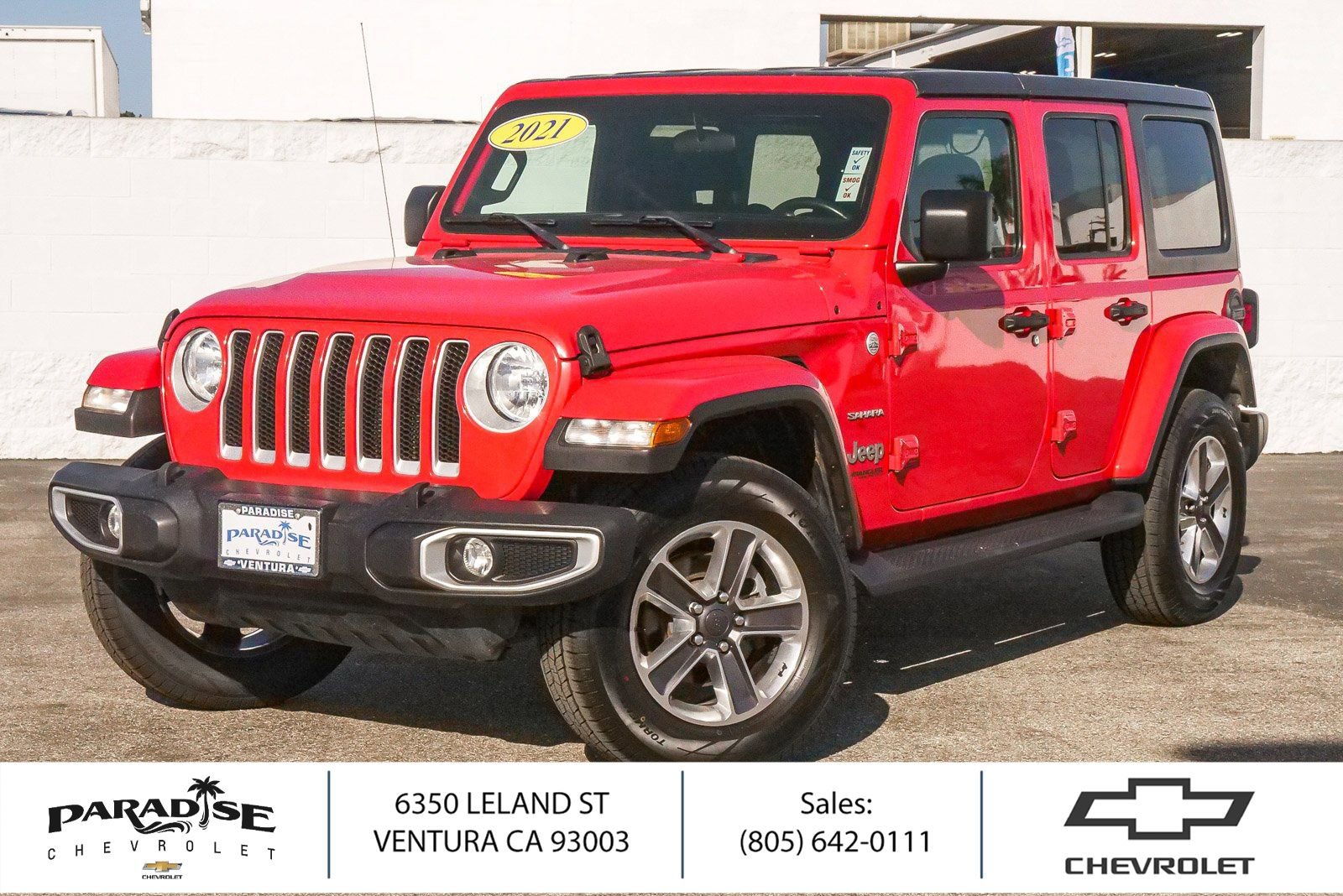 Used 2021 Jeep Wrangler Unlimited Sahara image 1