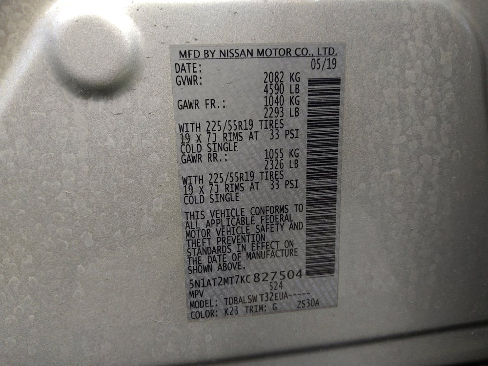 Used 2019 Nissan Rogue SL w/ Premium Package FWD image 33