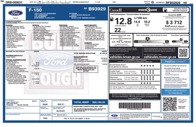 Used 2024 Ford F150 Lariat AWD/4WD image 23