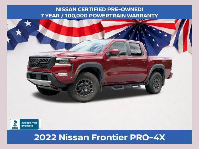 Certified 2022 Nissan Frontier PRO-4X w/ Pro-4X Premium Package AWD/4WD image 1