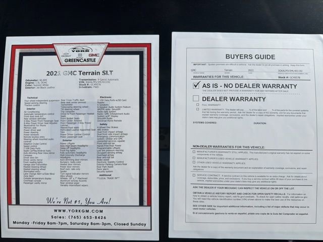 Used 2021 GMC Terrain SLT image 7