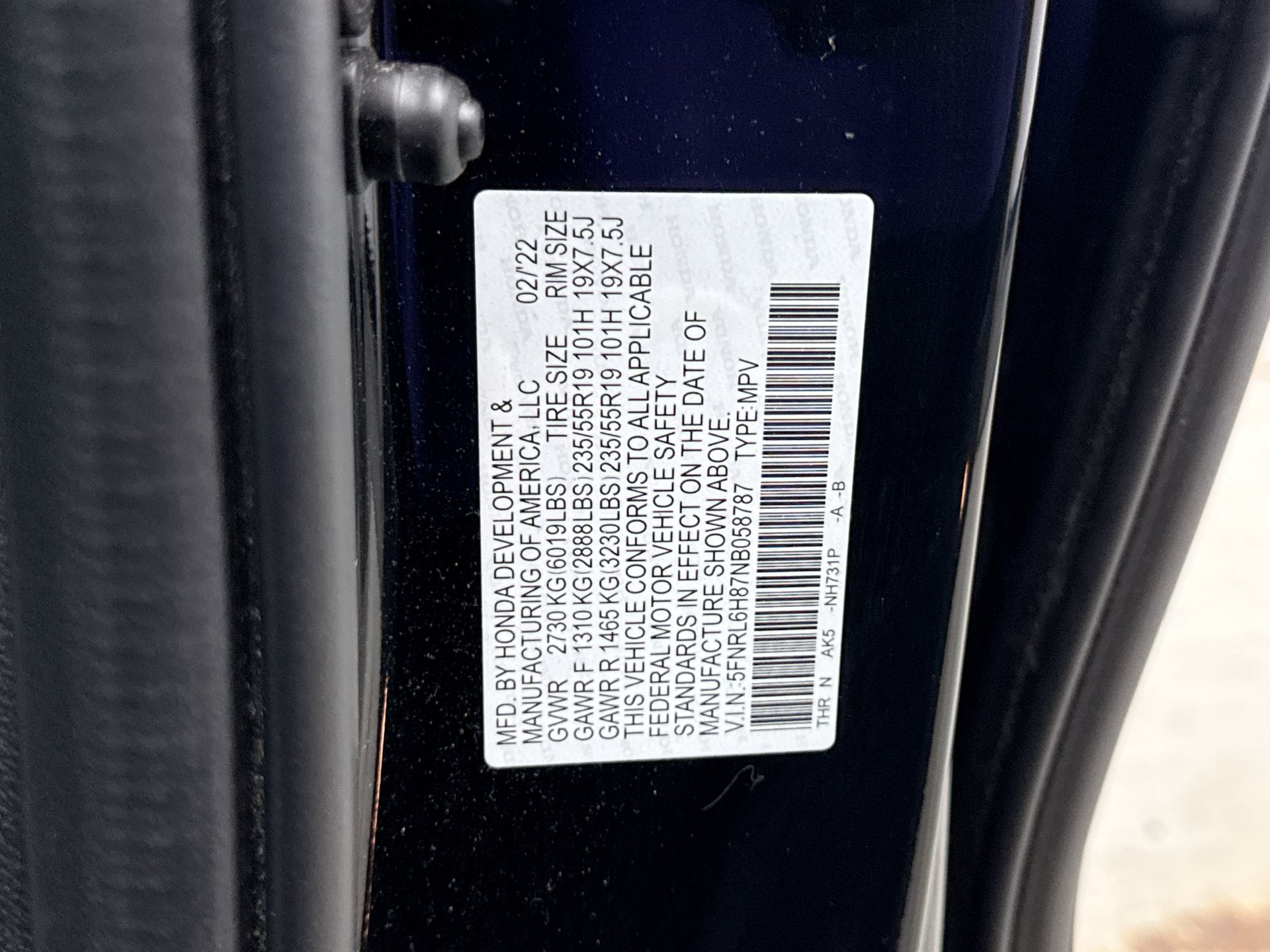 Used 2022 Honda Odyssey Touring image 28
