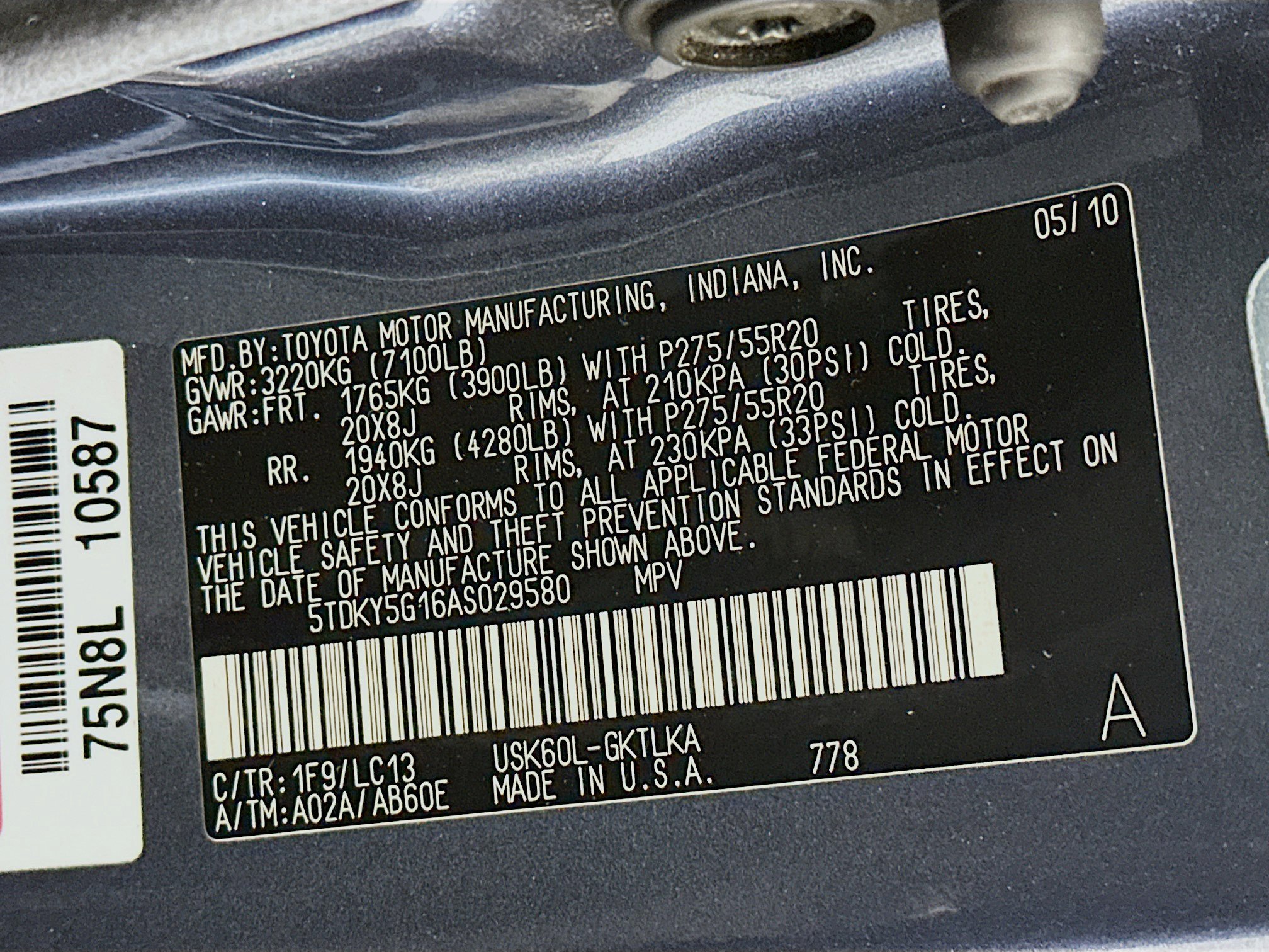 Used 2010 Toyota Sequoia Limited RWD image 12