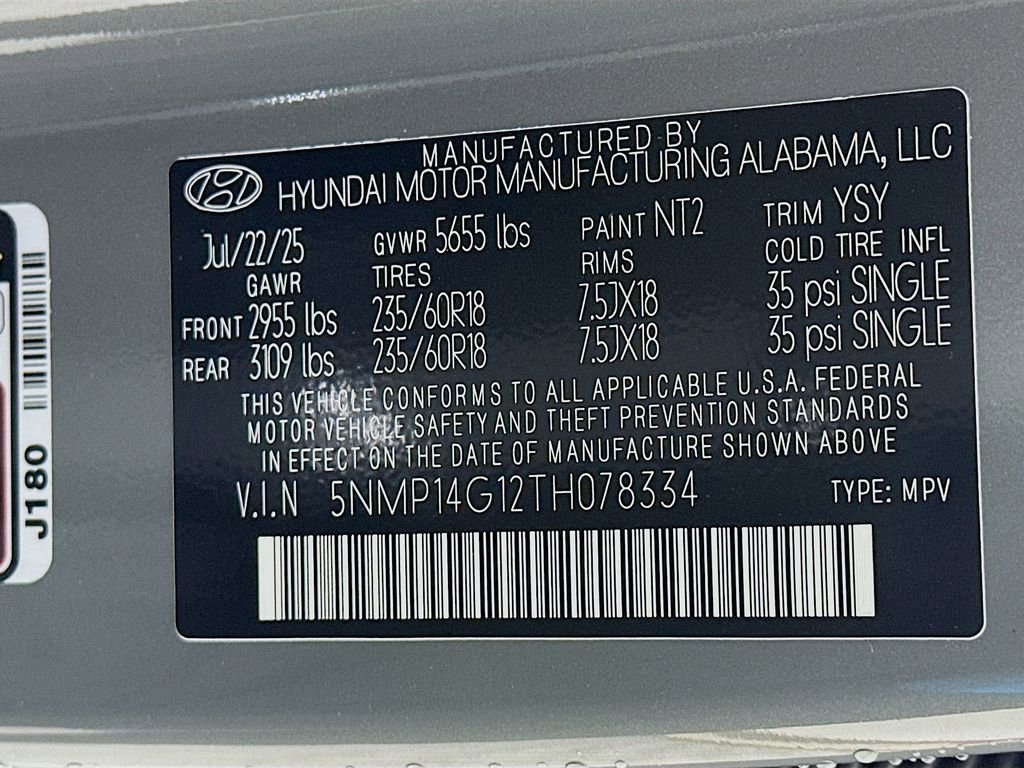 New 2026 Hyundai Santa Fe SE image 23