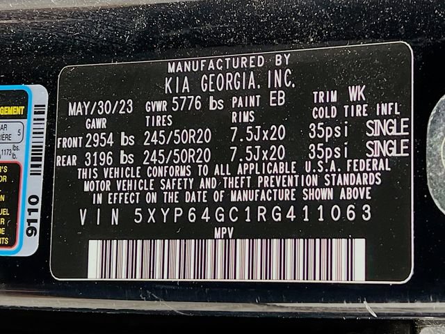 Used 2024 Kia Telluride S w/ S Sunroof Package FWD image 11