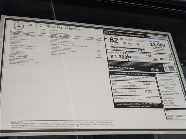 New 2025 Mercedes-Benz G 580 w/ EQ Technology image 21