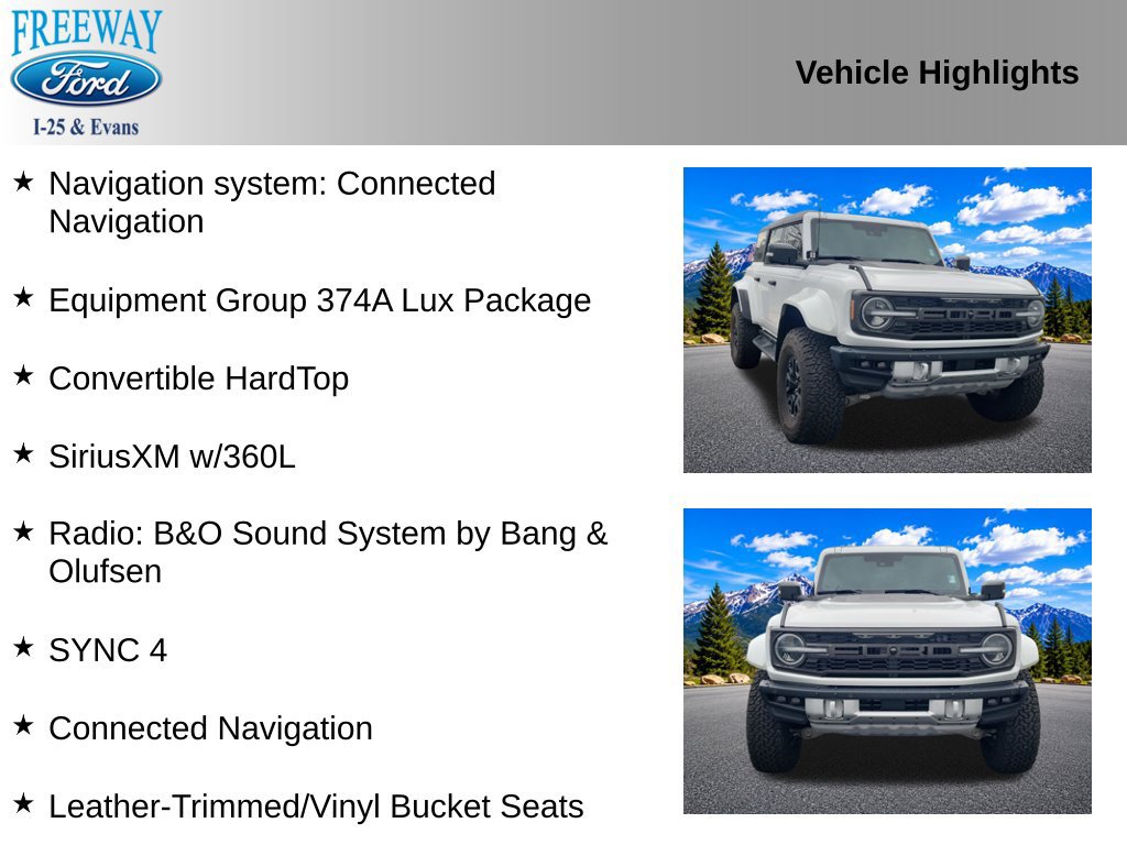 Used 2025 Ford Bronco Raptor AWD/4WD image 2