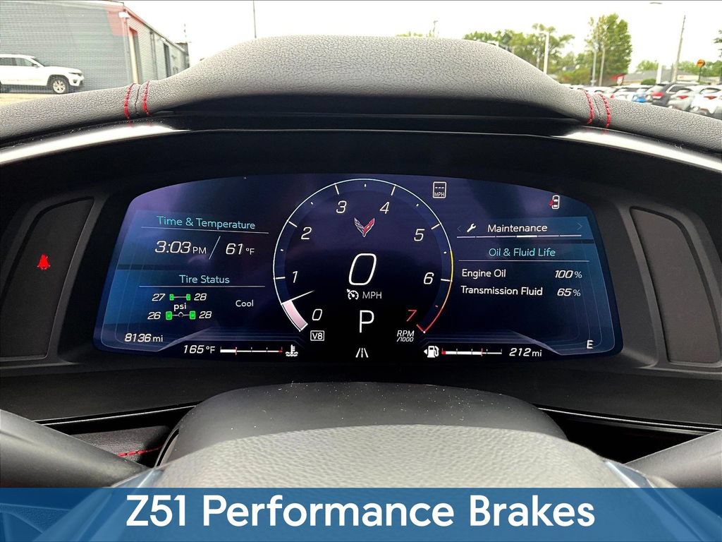 Used 2021 Chevrolet Corvette Stingray Preferred Cpe w/ Z51 Performance Package RWD image 16